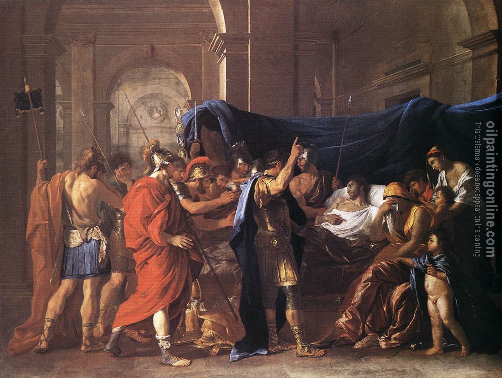 Poussin, Nicolas - The Death of Germanicus